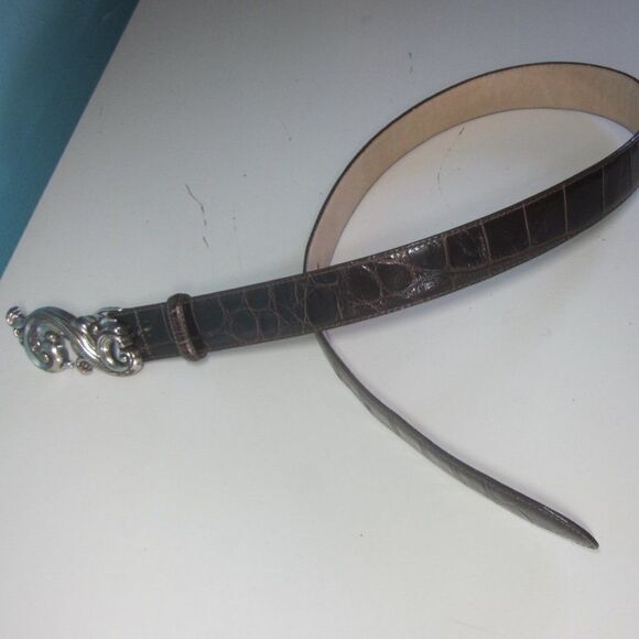 Brighton Womens Size M Leather Belt 1.25\
